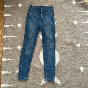 High rise Free People Skinny Jeans
